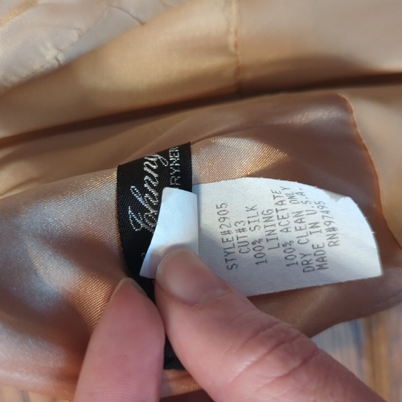 NWT Dave & Johnny 100% Silk Gold Sleeveless Open Back Floor Length Dress Size 2 - Picture 9 of 10